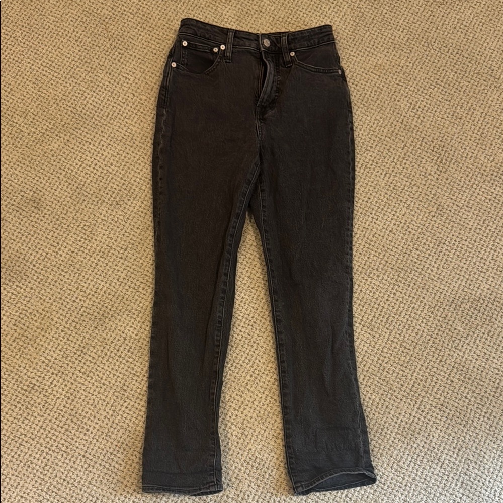 Madewell Black Skinny Jeans Classic Fit